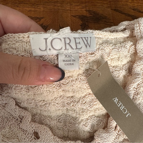 NWT J.Crew Textured crochet lady jacket - Picture 10 of 13